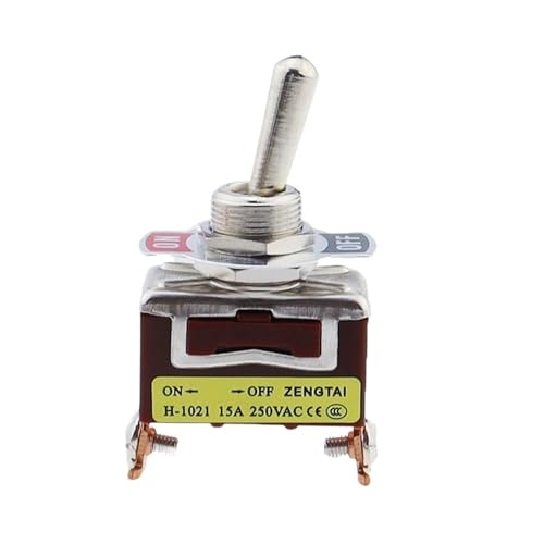 Interrupteur robuste E-TEN1021 commande On Off miniature 10A pour circuit 12V et 250V
