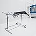WATEBATH Heavy Duty Car Body Paint Rack, 360° Rotatable Car Door Painting Rack with Hanger, Adjustable Bumper Stand with 2 Wheels for Engine Hood, Car Door for Repair and Painting