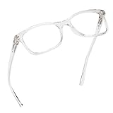 Readerest Blue Light Blocking Reading Glasses (Clear, 1.25 Magnification) Computer Glasses, fashionable for men and women, Anti Glare, Anti Eyestrain, UV protection