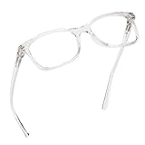 Readerest Blue Light Blocking Reading Glasses (Clear, 1.25 Magnification) Computer Glasses, fashionable for men and women, Anti Glare, Anti Eyestrain, UV protection