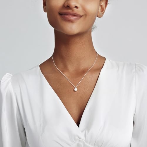 Image of Zeffy Gold Pearl Necklace for Women, Dainty 14K Gold /Silve Plated Layered Pearl Choker Pearl Earrings Pearl Bracelets Wedding Trendy Gold Jewelry Set for Women Gifts