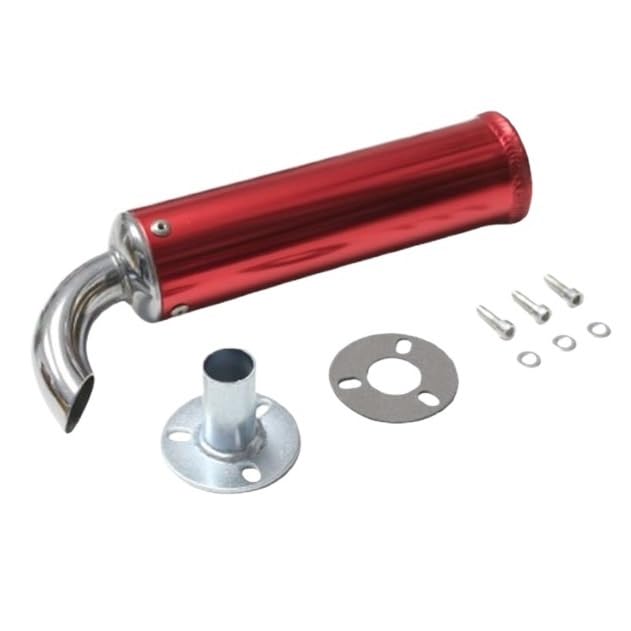 Tuyau d'échappement moto universel 60x200mm pour tube de connexion de silencieux