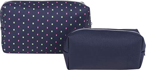 Necessaire para cosméticos, Kit Com 2, Sestini, Feminino, Azul