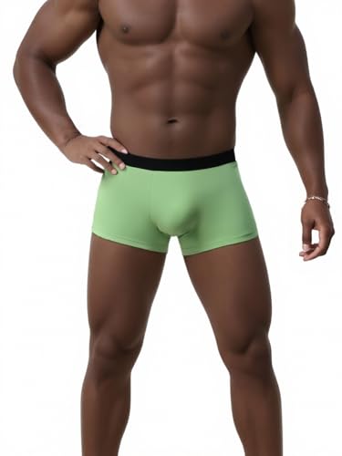 Men's Boxer Briefs Moisture Wicking & Breathable Underwear Soft & Comfortable Men's Briefs Perfect for Daily Wear Green2