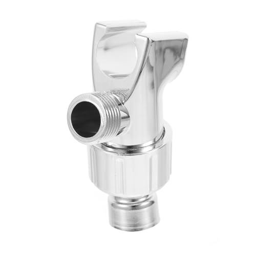 POPETPOP Adjustable Shower Arm Bracket Mount Shower Holder Easy Tool Installation Rust Resistant Wall Mount in Finish