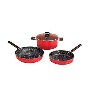 GSZCCZS Dreiköpfiges Topfset Küche Antihaft