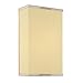 Sonneman 1831.13F One Light Wall Sconce from Rettangolo-Corto Collection, Satin Nickel