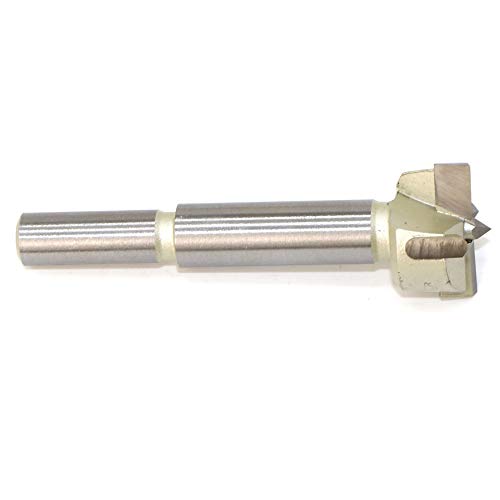 Drill Bit Set 15-60mm 18 Choice, 2 Flutes Designed Woodworking Hole Saw Wood Drill Bits Alloy Wood Cutter Drilling Cutting Tool Silver (1Pcs 60mm)