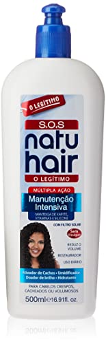 Manutenção Intensiva Natuhair Sos Tradicional 500Ml, Natuhair Sos, Branca, Médio