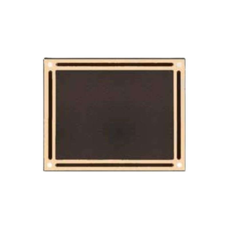 Brown & Gold Outdoor Weatherproof Memorial Plaque with Stainless Steel Screws - Optional Artwork/Symbols Available - Engraving Included (6x8 Inches Brown/Bronze)