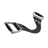TOYANDONA Expansor de Pecho Ajustable Cuerda Elástica para Fitness Casa y Oficina Equipo Gimnasio para Brazos Hombros y Pecho para Entrenamiento de