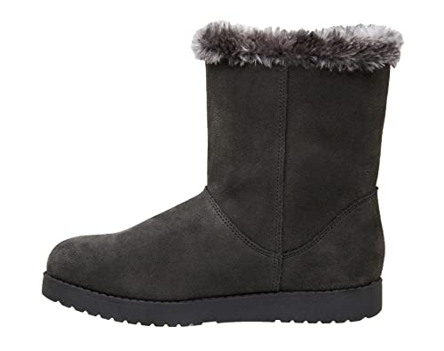 CUSHIONAIRE Women's Heather pull on boot +Memory Foam3