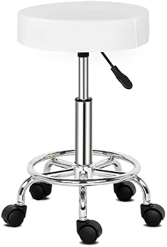 ALightUp Office Stool with Wheels 360 Rotation for Massage Salon, Office, Clinic