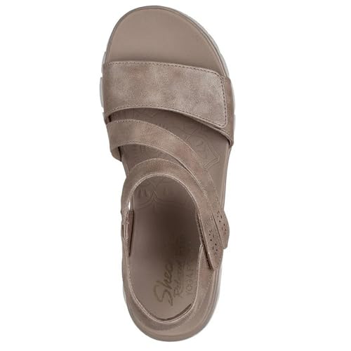 Skechers Donna Relaxed Fit: Easy Going - All Day Chic Sandali In Nero, Taglia 38, Vegan - 9