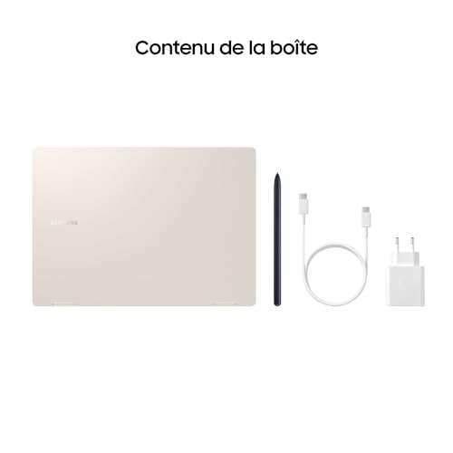 Samsung Galaxy Book3 Pro 360 Ordinateur Portable 16" Tactile Intel Core i7 RAM SSD Intel Xe Graphics Sable Clavier AZERTY FR - vue 7