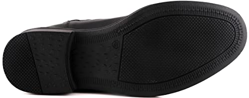 Image of Freacksters Men's Black Leather Chelsea Boots Extra Cushion Inner Sole