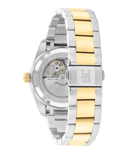 Image of Tommy Hilfiger Men's Automatic Two Tone Stainless Steel Watch