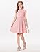 GRACE KARIN Girls Pink Summer Dress Girls' Formal Party Dresses Little Girl Easter Spring Dress Size 6