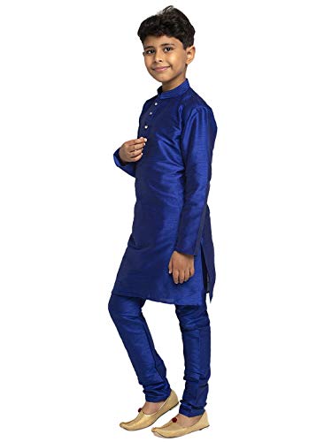 Image of KRAFT INDIA Boys Silk Kurta Churidar
