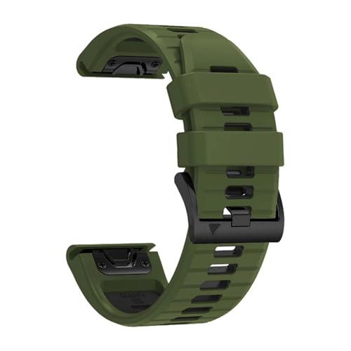 [KPQWEDB] QuickFit 22mm 26mm VRXgbv Fenix 7X 7 Pro Solar/6X 6/Epix/Forerunner 965 955 945 935/Instinct 2X ohΉ(Army Green Bl