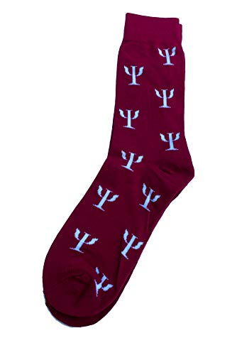 Psychology Symbol Sock (Burgundy)2