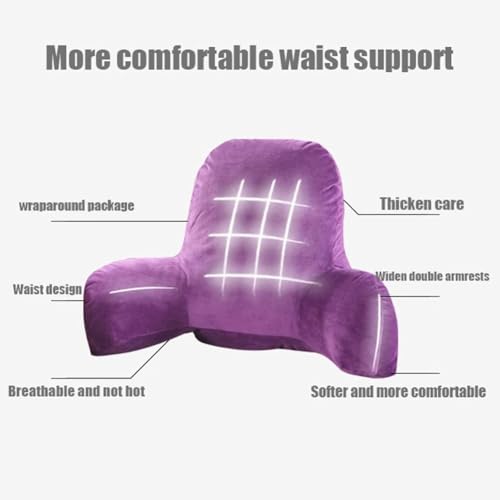 Coussin de lecture dossier doux et confortable avec accoudoirs déhoussable