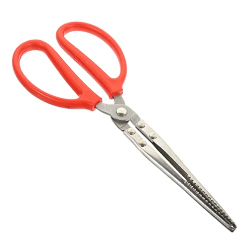 HOLIDYOYO - HOLIDYOYO Fishing Pliers Grier BBQ Tongs Stainless Crab Clip EEL Clamp Seafood up Tool