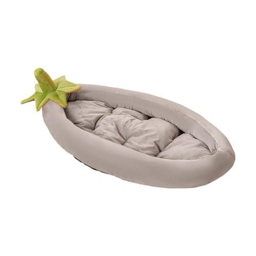 Caseta pequeña para animales domésticos, color berenjena, lavable, antideslizante, cálida, para viajes, casa interior, caseta para perros, patio, esquina, coche, jardín, camping, apartamento, cálido y