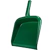 SPARTA Large Handheld Dustpan with Hanging Hole, Heavy-Duty Plastic Dustpan with Wide Lip for Countertops and Surfaces, Plastic, 10 Inches, Green, (Pack of 12) #1