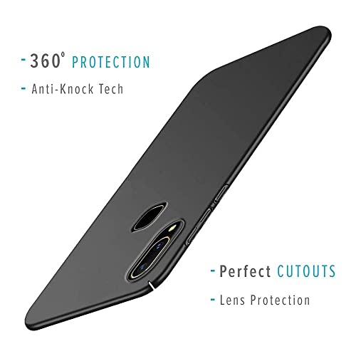 Image of Mobile Back Cover Case for Vivo V11 (Silicone Case|CameraProtection|Black SC1510)
