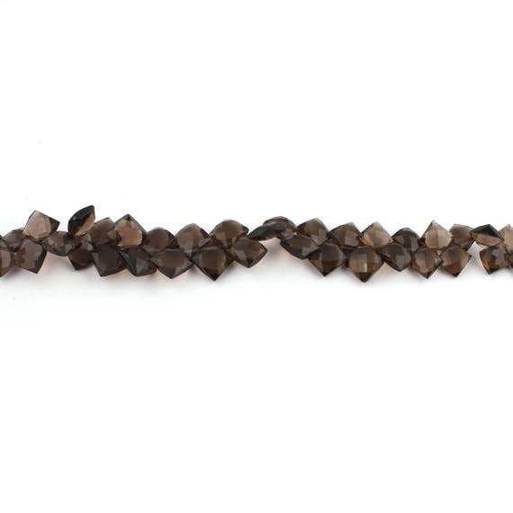 Quartz fumé taillé en coussin perles de 9-13mm pour création de bijoux LKBEADS SB3257