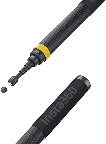 Image of Careflection || 3m 9.8ft Extended Edition Selfie Stick for ONE X2, ONE R, ONE X, ONE Action Camera, Black,Yellow | Suitable