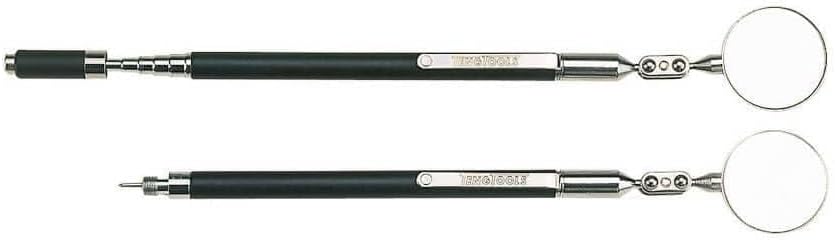 Teng Tools Telescopic Inspection Tool With Magnet - Mirror and Scribe - 582MI Silver