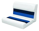Wise 8WD95-1008 Deluxe Series 28' Pontoon Bench Seat Cushion Set (Base Required to Complete),...