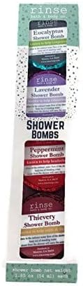 Shower Bombs 4 Pack Assortment by Rinse