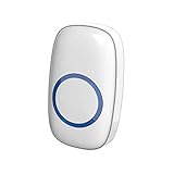 STARPOINT Extra Add-On Remote Transmitter Button for STARPOINT Expandable Wireless Multi-Unit Long Range Doorbell Chime Alert System, Model LT, White