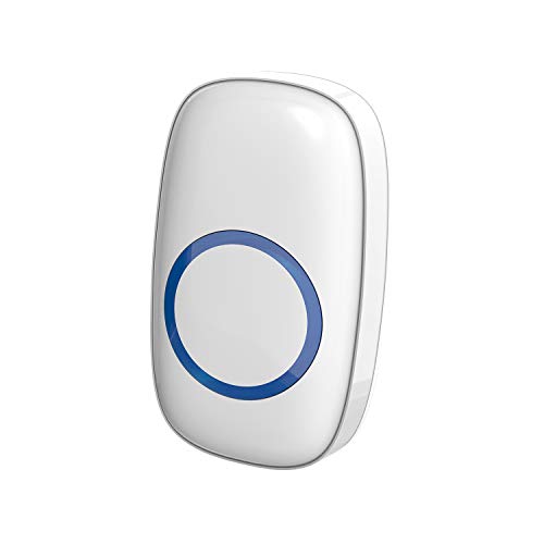 STARPOINT Extra Add-On Remote Transmitter Button for STARPOINT Expandable Wireless Multi-Unit Long Range Doorbell Chime Alert System, Model LT, White