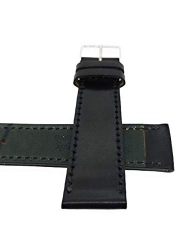 Cordovan Shell Pasek do zegarka 2. Wybór 20 mm czarny XS krótka długość Galopper-NL, Pasek