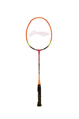 Image of Li-Ning Turbo X 90 Strung Badminton Racquet (Orange /Red, S2, 85-87 Grams, 28-30 lbs)