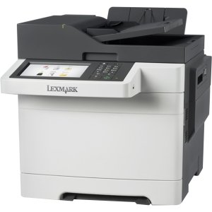 Image of Lexmark CX510DHE Laser Multifunction Printer - Color - Plain Paper Print - De
