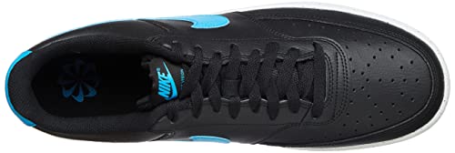 Image of Nike Mens Court Vision Lo Nn Black /Laser Blue-White Running Shoe - 10 UK, (DH2987-005)