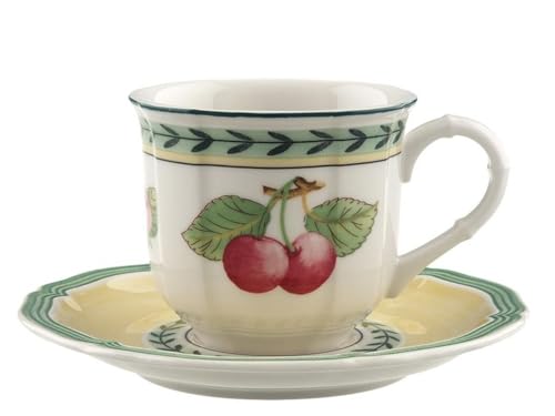 Villeroy & Boch French Garden Fleurence - Tazzina per caffè e caffè, 2 pezzi