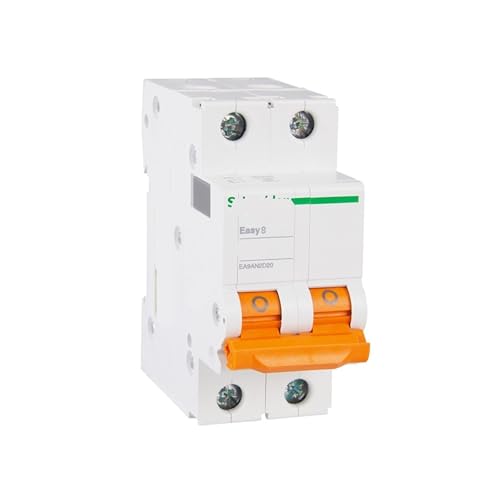 Disjoncteur miniature EA9AN 2P D20A bipolaire pour tableau