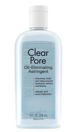 C~lear Pore Oil-Eliminating Facial Astringent, 8 fl. oz, Pack of 1