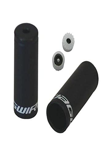 Embout de gaine vitesse Jagwire en aluminium noir de métrologie 4mm