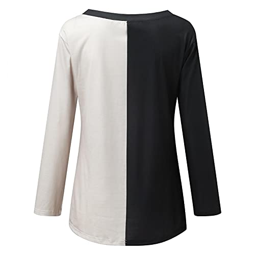 Maglietta da Donna a Maniche Lunghe Scollo a V