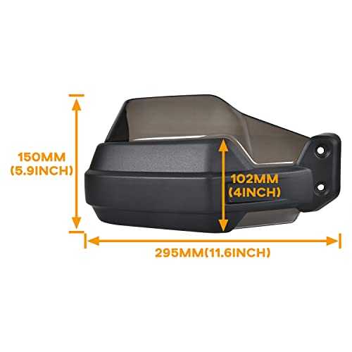 Veisutor Smoked Handguards Protector For Pan America 1250, New Upgrade Wind Protection Hand Guards Hand Shield Protector Kit For Harley Pan America 1250/1250 Special 2020-2022 Accessories - 2Pcs #TOP5