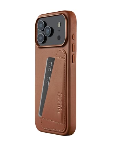 Mujjo Capa de couro John Wallet - Tan