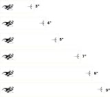 White Water Archery Laminated White Reaper Solid Colors 1 Arrow Wraps 15 Pc Choose Length Width (7, 1)