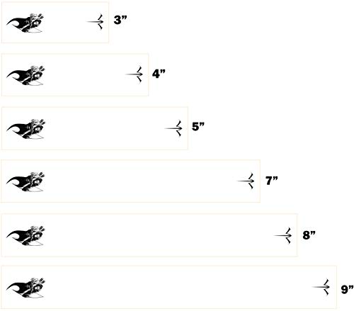 White Water Archery Laminated White Reaper Solid Colors 1 Arrow Wraps 15 Pc Choose Length Width (7, 1)